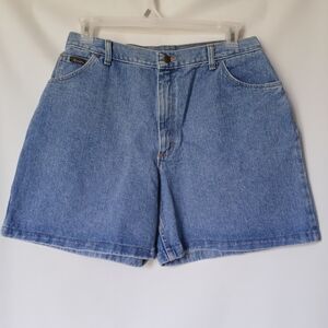 Vintage Wrangler Mom Shorts Size 18 Color Blue Jean Denim